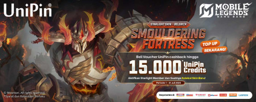 Saatnya Koleksi Starlight Skin Belerick! Top Up MLBB dan Dapat Cashback hingga 15.000 UniPin Credits